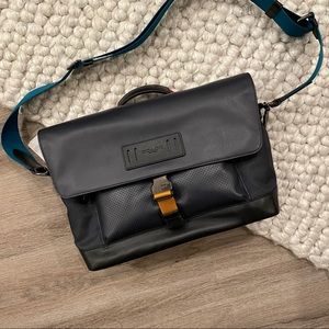 NWT Coach Men’s Messenger Book Bag Dark Navy